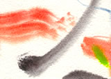 Detail from watercolour painting: 0h2-4.