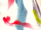 Detail from watercolour painting: 0d2-4.