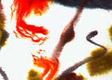 Detail from watercolour painting: b4-4.