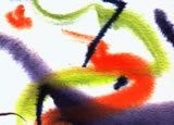 Detail from watercolour painting: j3-4.