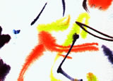 Detail from watercolour painting: j4-4.